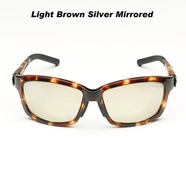 Light Brown Silver Mirrored