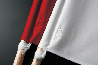 HOUSEN Shinpan Flag and Bag Set - AI (indigo dye)