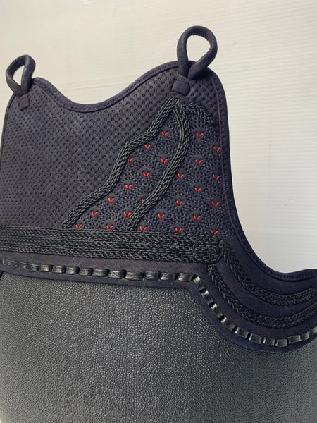 50 EMBO Matt Black Do with Navy Deer skin SP design Mune - Bogu Sample211215