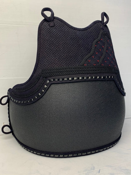 50 EMBO Matt Black Do with Navy Deer skin SP design Mune - Bogu Sample211215