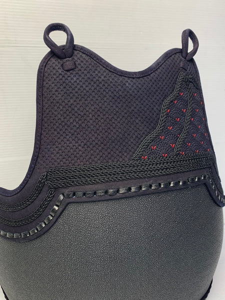 50 EMBO Matt Black Do with Navy Deer skin SP design Mune - Bogu Sample211215