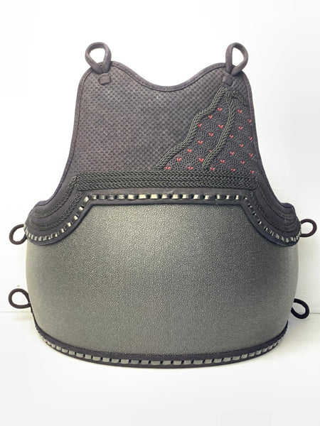 50 EMBO Matt Black Do with Navy Deer skin SP design Mune - Bogu Sample211215